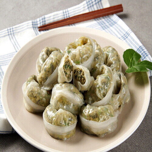 강원도 인제 동일농장 곰취로 만든 곰취만두