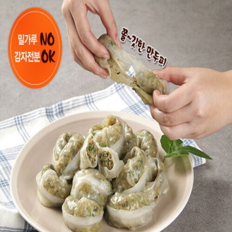 강원더몰,강원도 인제 동일농장 곰취로 만든 곰취만두